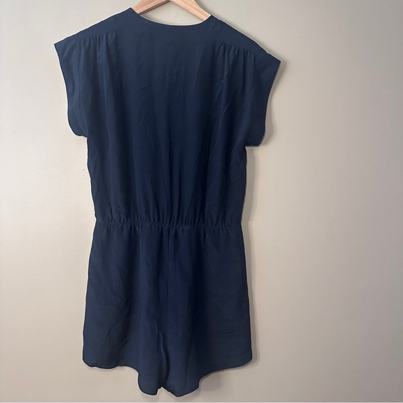 Babaton Black 100% Silk Romper, Pockets, Resort, Beach, Heritage, Lightweight - Picture 3 of 13